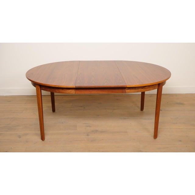 Vintage Extendable Rosewood Dining Table, 1960s For Sale - Image 4 of 14