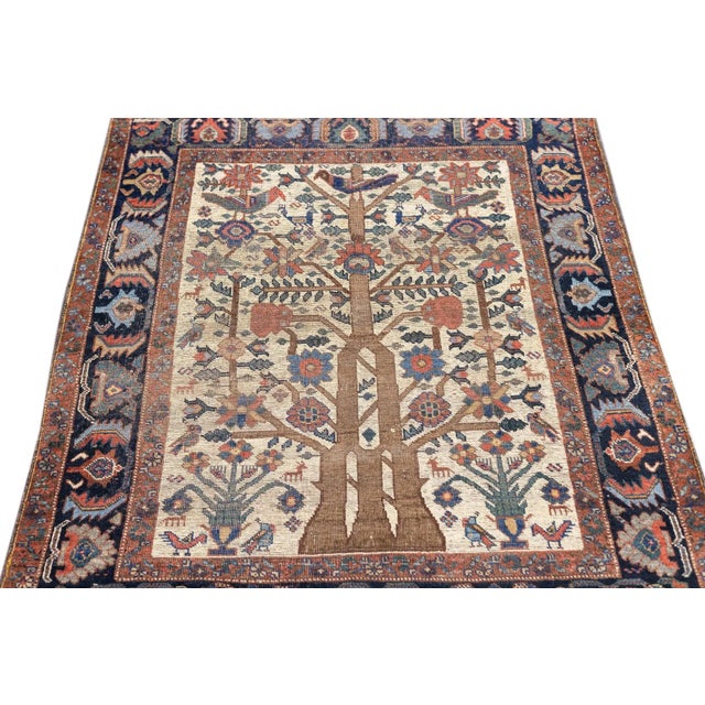 Traditional Antique Kurdish Rug 3'11'' x 5' For Sale - Image 3 of 12