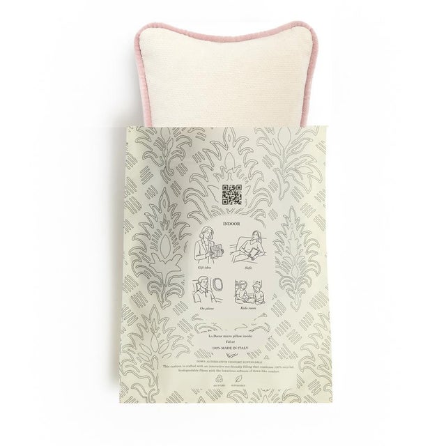 Designed as the perfect luxury gift, this micro cushion by LO Décor is handcrafted in Italy using premium Italian velvet...