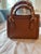 Early 21st Century Gucci Diana Brown Leather Bamboo Top Handle Bag Small Tote Bag For Sale - Image 5 of 18