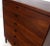 Mid-Century Modern Oiled Walnut Bookmached Six Drawers High Chest Dresser on Bracket Legs For Sale - Image 6 of 8