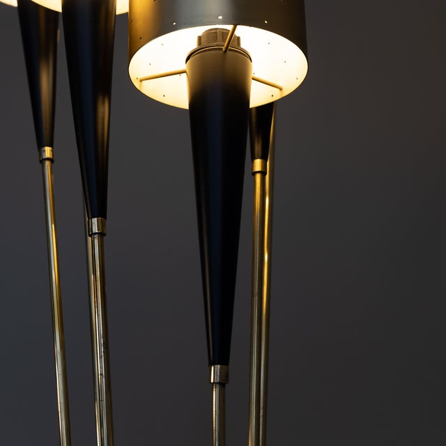 Vintage German Brass Floor Lamp, 1950s For Sale - Image 6 of 18
