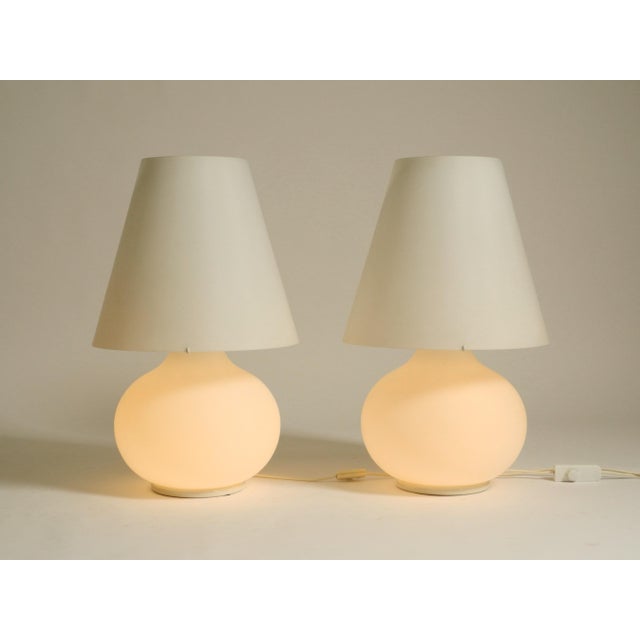 Large Vintage Paralume Table Lamps from Leucos, 1980s, Set of 2 For Sale - Image 9 of 18