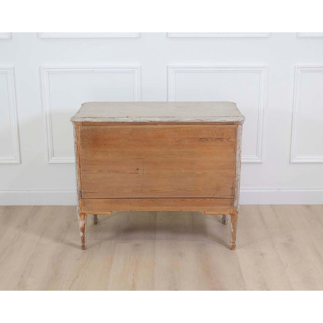 19th Century Danish 19th Century Carved Chest of Drawers For Sale - Image 5 of 9