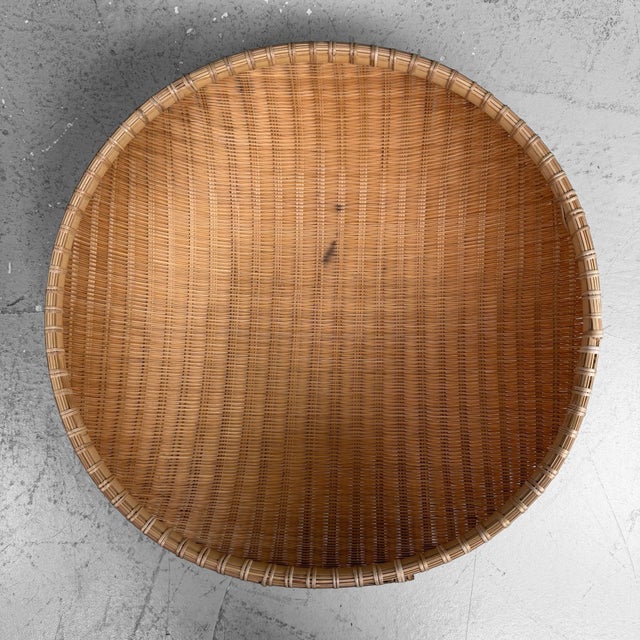 Japanese Shōwa Bamboo Baskets, 1960, Set of 3 For Sale - Image 12 of 13
