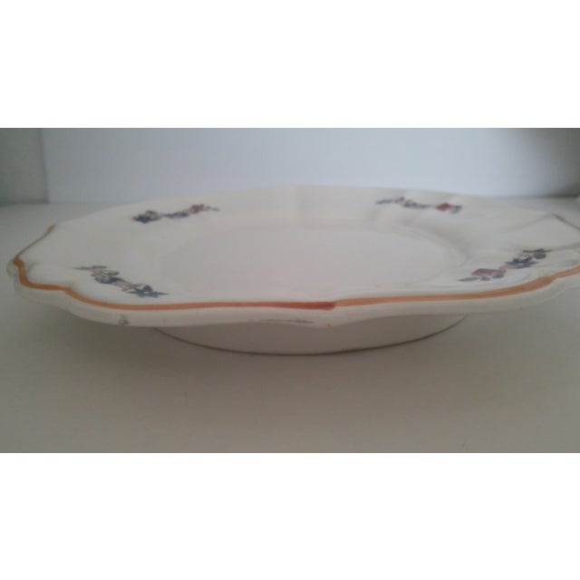 1970s Royal Sealy Japan Covered Soup Tureen With Ladle Ceramic, Blue & Red Chinoiserie Pattern 4 Pieces For Sale - Image 12 of 18