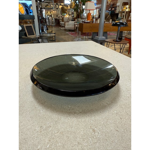 Fontana Arte Fontana Arte Smoked Glass Centerpiece, Italy, 1970s For Sale - Image 4 of 5