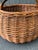 Wood Large Antique Hand Woven Willow Gathering Basket Branch Handle For Sale - Image 7 of 17