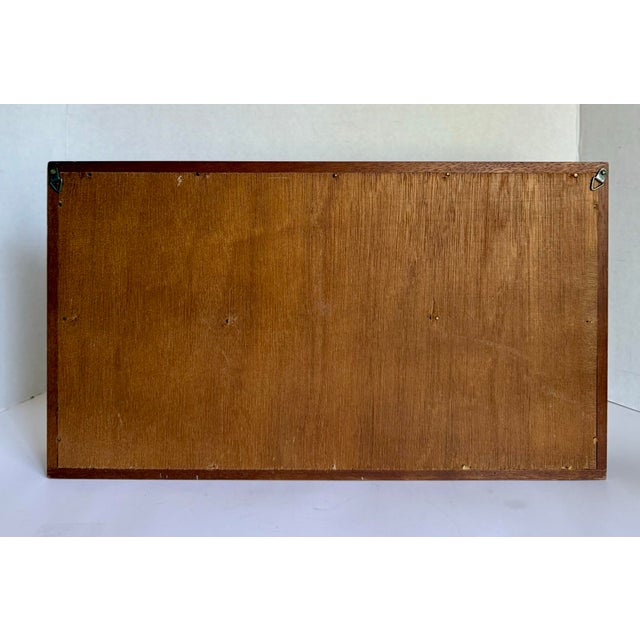 MCM Danish Modern Wood and Porcelain Spice Rack Made in Japan For Sale - Image 11 of 12