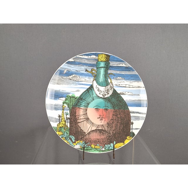 1960s Collectors Plate by Piero Fornasetti for Rosenthal, 1960s For Sale - Image 5 of 5