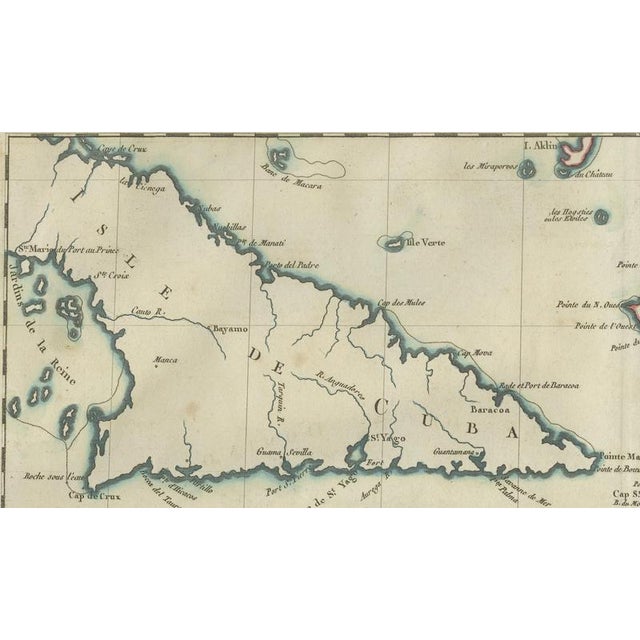 Antique Caribbean Map, 1775 For Sale - Image 6 of 12