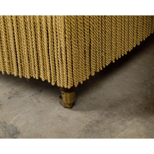 Pair of French 1920s Fauteuils Crapaud with Cream Upholstery, on Casters For Sale - Image 10 of 12