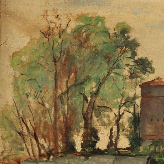 Fioravante Seibezzi, Landscape, Oil on Canvas, Framed For Sale - Image 7 of 12