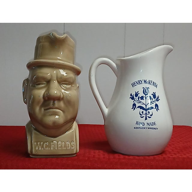 Glass Nine Bourbon Whiskey Pitchers, All Different For Sale - Image 7 of 9
