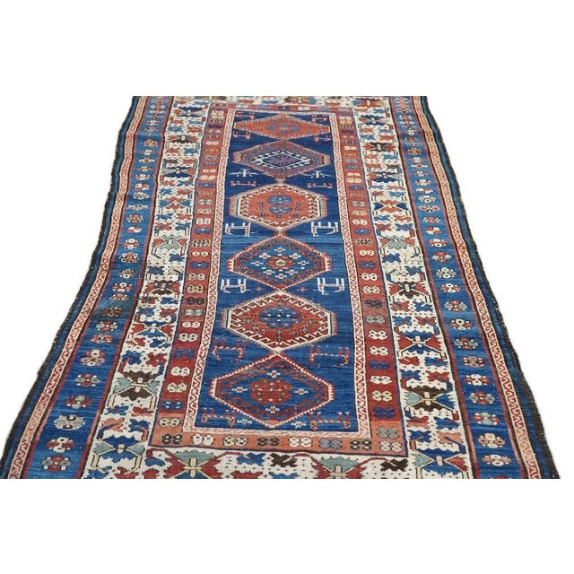 Antique Shirvan Rug 3'9'' X 7'3'' For Sale - Image 11 of 12
