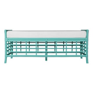 Luna Bench - Turquoise For Sale