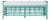 Luna Bench - Turquoise For Sale
