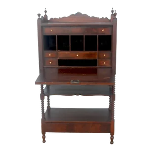 Aesthetic Movement Bonheur du Jour Secretary Desk Cabinet