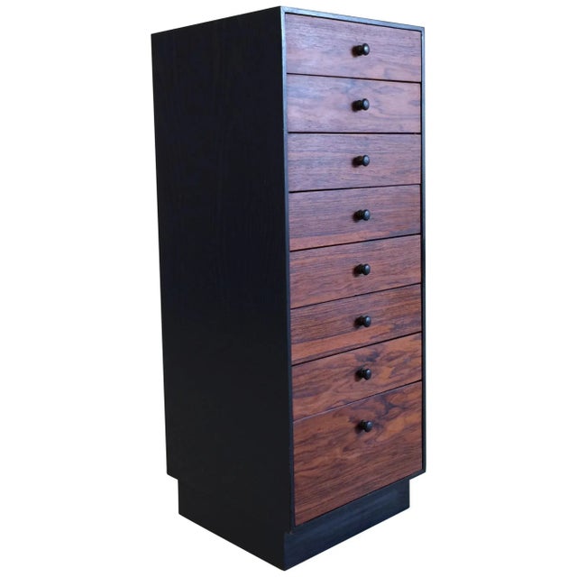 1960s David Parmalee for Founders Rosewood Eight-Drawer Cabinet For Sale - Image 11 of 11