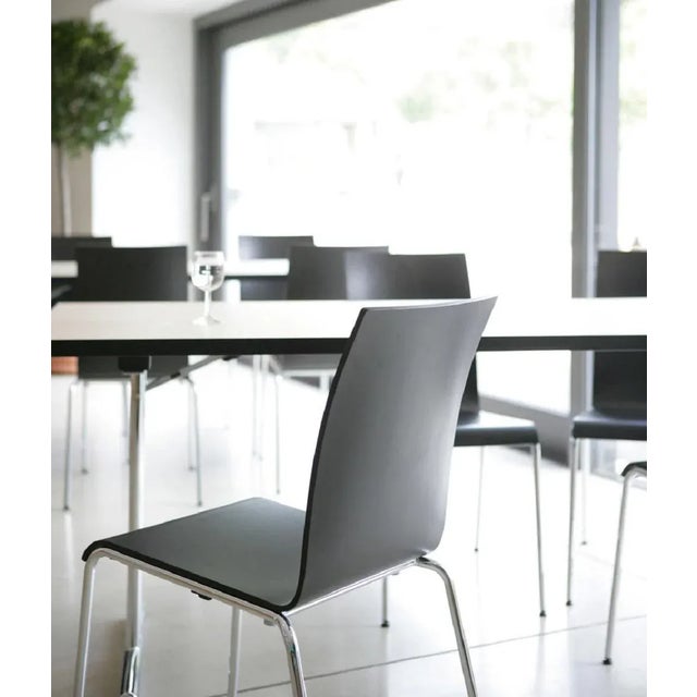 Not Yet Made - Made To Order Black Scandinavian Modern Poro L Dining Chairs - a Pair For Sale - Image 5 of 11