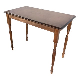 Mid-Century Pine and Oak Console Table For Sale