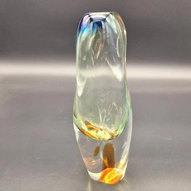 Madorious Glass Vase by Josef Rozinek for Borske, 1960s For Sale - Image 7 of 10
