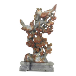 Vintage Chinese Soapstone Carving For Sale