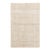 Dash & Albert by Annie Selke Cut Stripe Ivory Hand Knotted Viscose/Wool Rug, 7' 6" x 9' 6" For Sale