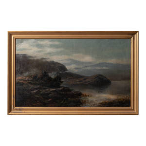 Charles D. Hartley Scottish Highlands Landscape Painting