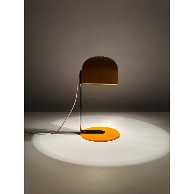 Yellow Vintage Swedish Table Lamp by Per Sundstedt, 1970s For Sale - Image 8 of 12