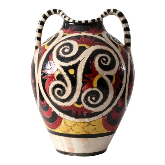 Vintage Italian Ceramic Vase For Sale