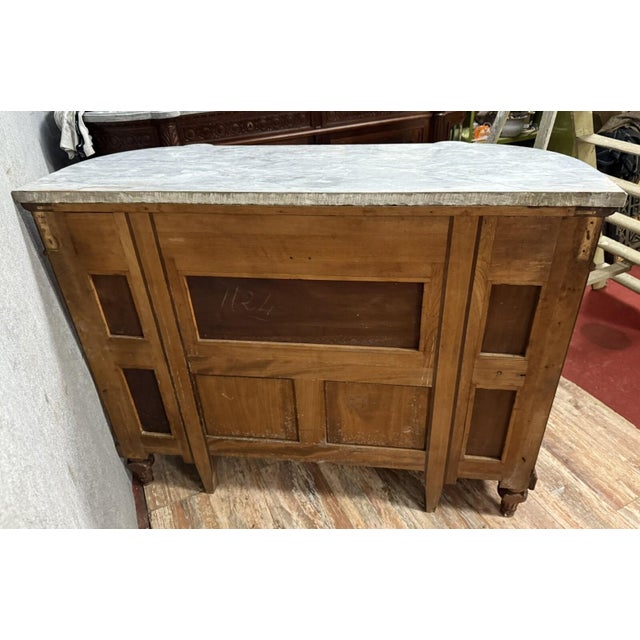 Louis XVI Style Sideboard in Walnut, 1880s For Sale - Image 3 of 7