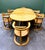 Brutalist Sculptured Chairs and Alder Wood Table by Team, Set of 7 For Sale - Image 6 of 16