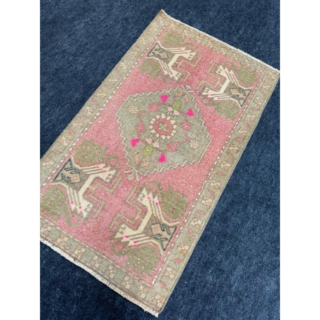 Early 21st Century Turkish Yastik Rug 1'8" x 2'10" For Sale - Image 5 of 5