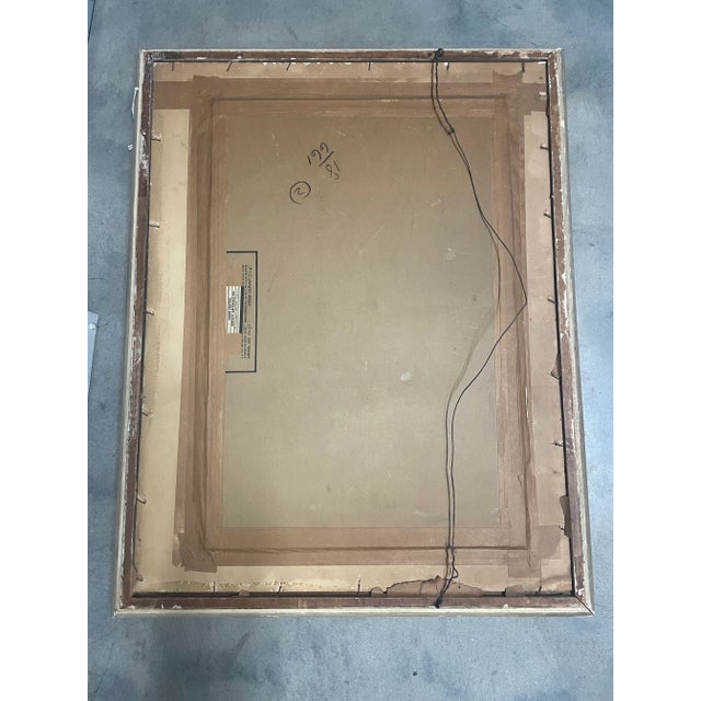 Red Framed Watercolor of Dune Church Southampton For Sale - Image 8 of 8