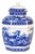 Ceramic Blue Decorative Vase, Early 20th Century For Sale