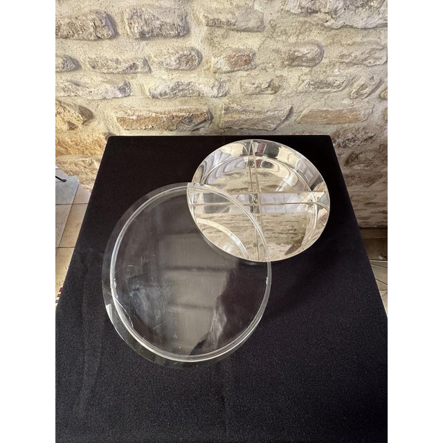 1960s Vintage Silver-plated Metal & Methacrylate, 1960s For Sale - Image 5 of 16