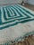 Contemporary Teal Green Wool Moroccan Beni Ourain Rug For Sale - Image 12 of 17
