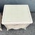 Cream Boho Chic Wicker Glass Top Nightstands - A Pair For Sale - Image 8 of 8