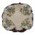 Vintage Classart Ceramic Dish in a Basket For Sale