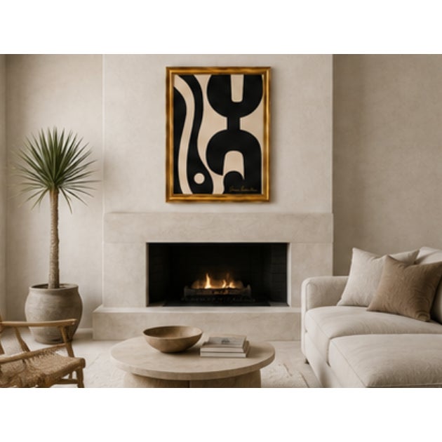 Midnight Forms Modern Painting, Farmed by Bryan Boomershine For Sale - Image 4 of 8