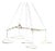 Large Daniel Becker 'Emily 5' Chandelier in Matte White for Moss Objects For Sale