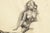 Michael William Eggleston Two Nudes Realism Pencil and Gouache on Paper Circa 1980s For Sale - Image 4 of 8