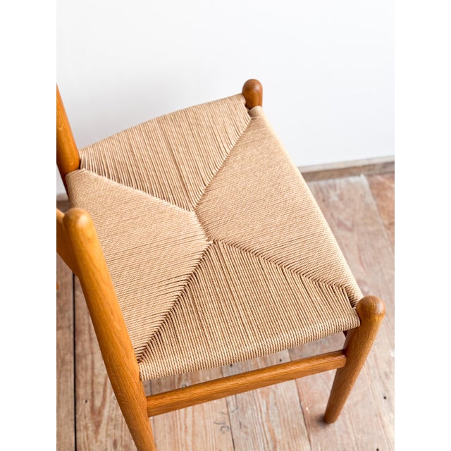 Mid-Century CH36 Dining Chairs in Oak with New Danish Cord by Hans J. Wegner, Carl Hansen & Søn, Denmark, 1960s, Set of 6 For Sale - Image 16 of 18