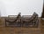 Pair of Mid 20th Century Industrial Iron Sling Transat Chairs with Brown Leather For Sale - Image 9 of 12