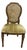 1980s Drexel Cane Back Dining Chairs Original Fabric For Sale