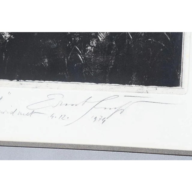 Ernst Fuchs, Forest Idyll in Front of the Sky Wall, 1974, Artist's Proof For Sale - Image 13 of 17