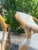 Pair of Danish Bamboo Lounge Chairs With Diamond-Pattern Upholstery, Denmark, Circa 1970s For Sale In New York - Image 6 of 6