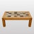 Coffee Table in Stoneware with Elm Base attributed to Regain, France, 1960s, in Very Good conditions. Designed 1960 to...