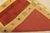 Gabbeh Rug 4’2” X 5’8” Red Wool Contemporary Hand-Knotted Oriental Carpet For Sale - Image 11 of 12